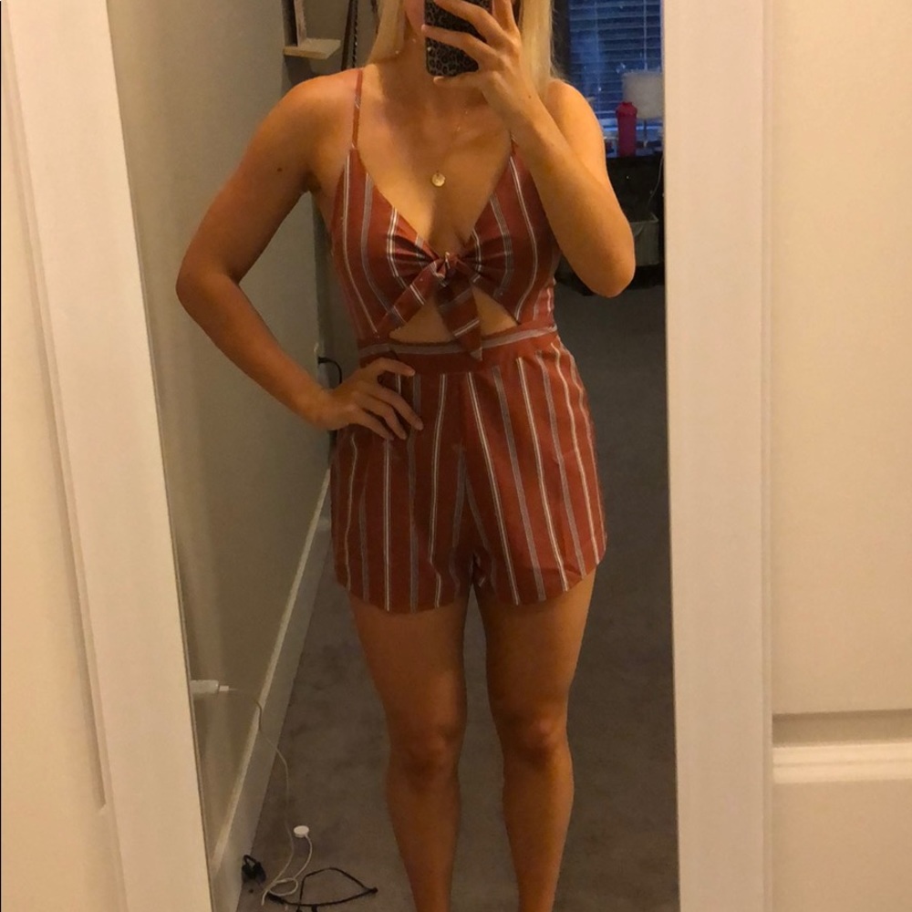 Orange romper